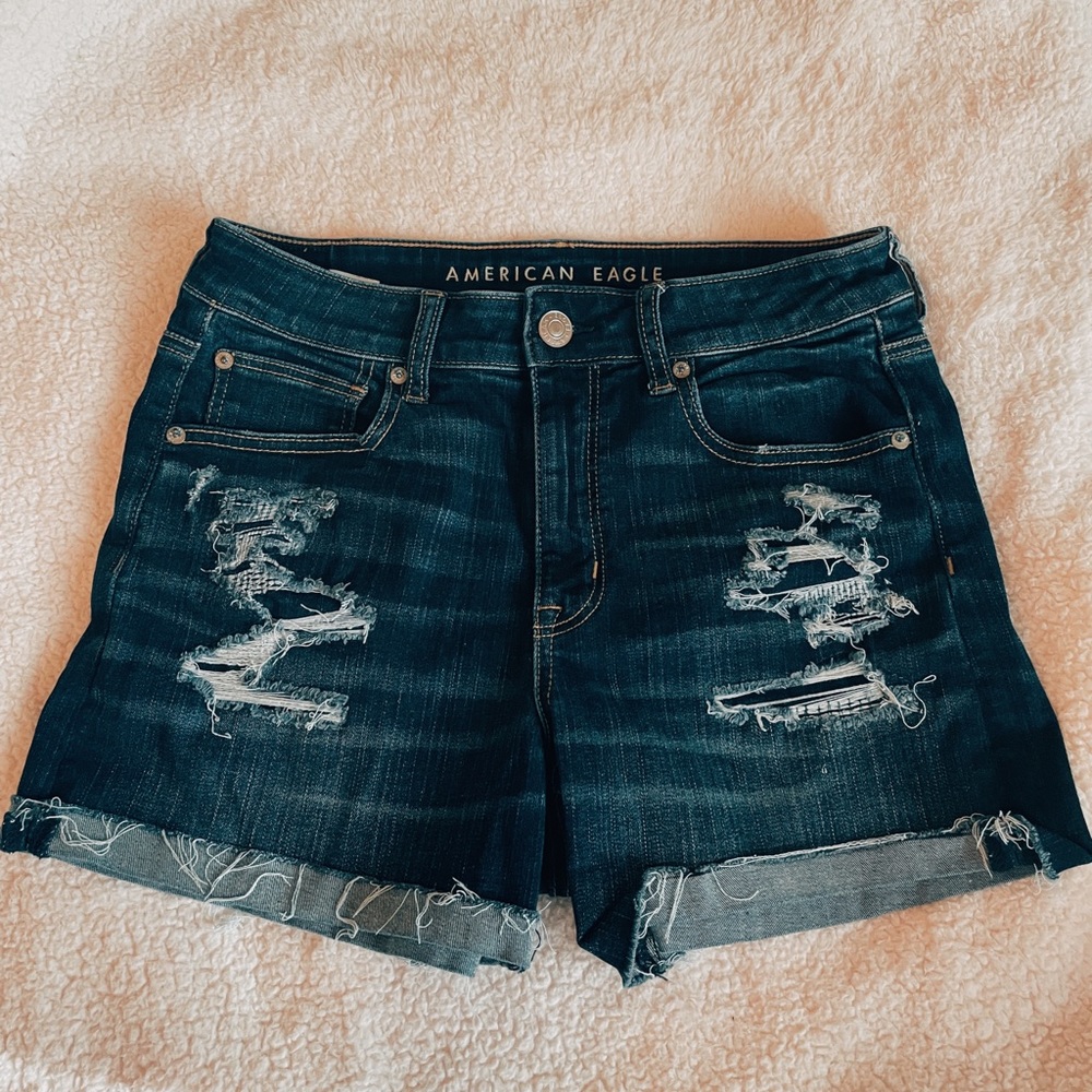 american eagle high-rise shorts